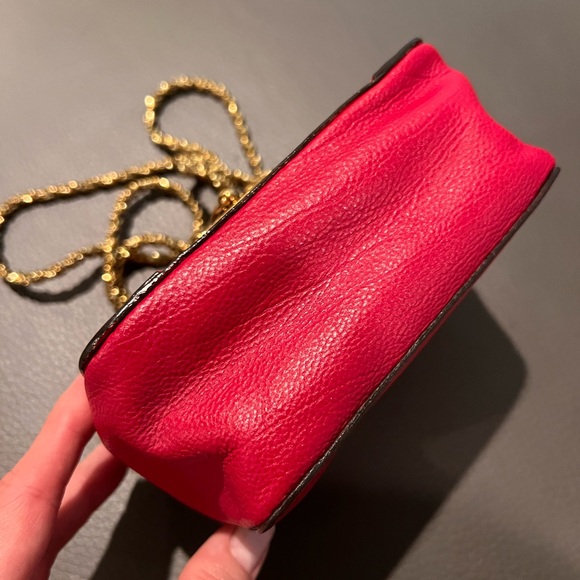 🔹CHLOE Red Leather Mini Elsie Bag - Picture 13 of 15